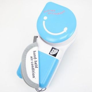 Portable Mini Handheld AC Air Conditioner Cooling Fan Unit for Hiking 