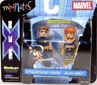 miniMates Cyclops No Visor Jean Marvel X Men Variant