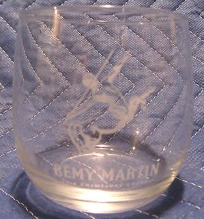 Collectable Remy Martin XO Fine Champagne Cognac Round Rocks Glass
