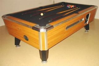 VALLEY COUGAR COMMERCIAL 7 COIN OPERATED BAR SIZE POOL TABLE WITH 