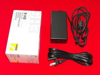GENUINE Nikon EH 6 AC Adapter. ABSOLUTELY BRAND NEW IN BOX WITH 
