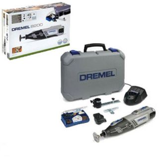 Dremel 8200 2/45 Li ion Cordless Rotary Drill Tool Kit