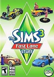   Sims 3 Fast Lane Stuff (PC Mac Computer DVD Video Game EA) Brand NEW