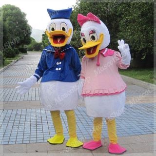 NEW Donald Duck and Daisy Duck CARTOON CLOTHING 2 MASCOT COSTUME PARTY