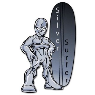 Silver Surfer Cartoon Cool Kids LIFE SIZE WALL DECAL Removable sticker 