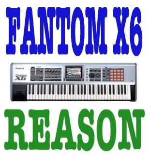 ROLAND FANTOM X6 @ REASON REFILL PRESET B/ 4 GB STRINGS, BASS 