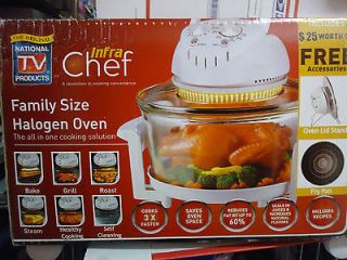 NIB, INFRA CHEF Famiy Size Halogen Oven CONVECTION COOKER,#792100