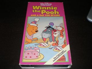 Used VHS Walt Disney Home Video Winnie the Pooh and a Day for Eeyore