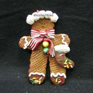 Encore Chris Mints Ornament Ginger Man with Stocking