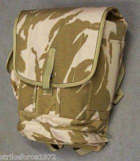 NEW   Desert Camo Army Issue Respirator Bag / DPM Field Pack for new 