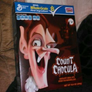  COUNT CHOCULA CEREAL 10.4 oz HALLOWEEN MONSTER CEREAL GENERAL MILLS