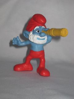 Mcdonalds The Smurfs Happy Meal Toy Papa Figure