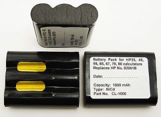 Hewlett Packard Calculator Battery Pack HP 35, 45, 55, 65, 67, 75C 