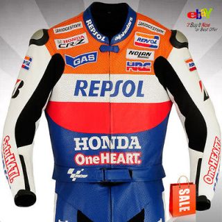 Honda Repsol One Heart Leather Motorbike 2 Piece Suit