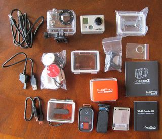 GoPro HD HERO2 Surf Edition Camcorder + Wifi Bacpac & Remote + SDHC 
