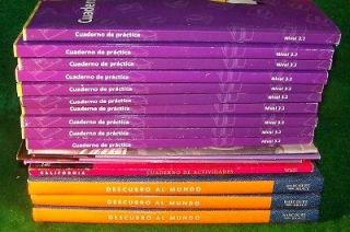 LOT of READING, SOCIAL STUDIES text books en Espanol