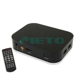 Full HD 1080P HDMI Multi Media Player Support External HDD SD Card