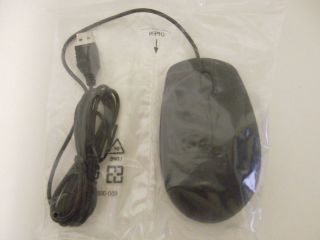 NEW Dell Black Optical Wired Mouse w/Scroll Wheel 9RRC7 356WK 5Y2RG 