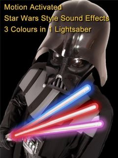 Star Wars Style Light Saber / LED Laser Sword inc Sound