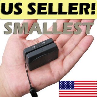 Mini USB Magnetic Magstripe card Reader Collector SMALLEST MINIDX3 