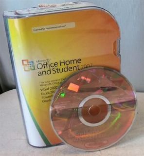 MICROSOFT OFFICE HOME AND STUDENT 2007 SOFTWARE and KEY 09054