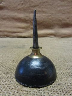 Vintage Oil Can Antique Metal Brass Iron Oiler Tractor Auto Truck 