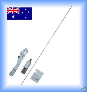 AXIS Marine VHF 150mhz Antenna S/Steel NEW Cable+ Plugs