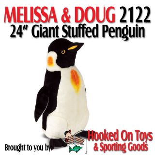 Melissa & Doug 2122   24 Giant Stuffed Penguin Plush Toy Animal