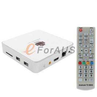 Full HD 1080P Android 4.0 TV Box WIFI HDMI RJ45 Media Player Support 