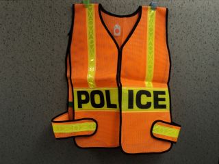 MTS Police/Sheriff Reflective Vest Assorted Colors