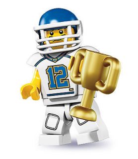 Lego 8833 Series 8 minifigure Football Player  new/sealed bag, Combine 