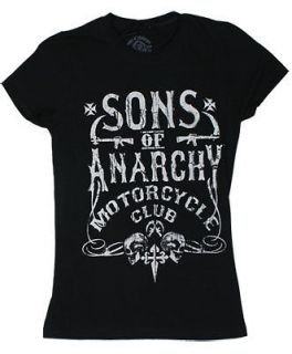 Motor   Sons Of Anarchy Sheer Junior Womens T shirt