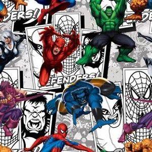 Camelot Cottons Marvel Heroes 13010103 01 multi Cotton Fabric FREE US 
