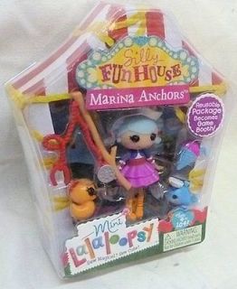 Mini Lalaloopsy Marina Anchors Little Girl Silly Fun House Doll w Pet 
