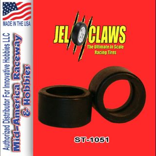 ST1051   1/32 Scale Jel Claws Slot Car Racing Tires. Fit Fly C5 