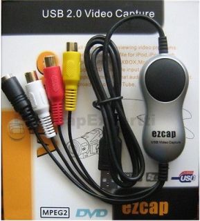 EzCAP USB Video CAPTURE CARD EzCAP116, XP/Vista/Win7/Mac   HD size 