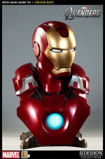 Sideshow Marvel Iron Man Mark VII Life Size 11 Bust NEW SEALED