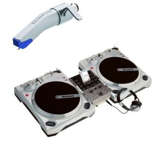 NEW NUMARK DJ IN A BOX iPod Vinyl Turntable w/ Headphones + DJ Scratch 