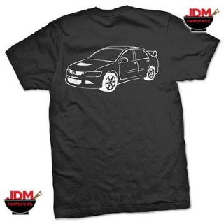 JDM Mad Tyte T Shirt MEDIUM Mitsubishi EVO IX Evolution 9 CT9A 4G63 