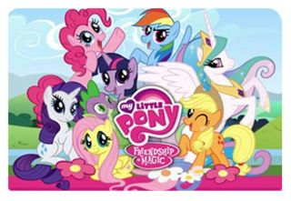 My Little Pony Friendship Magic Magical Colorful pony play mat