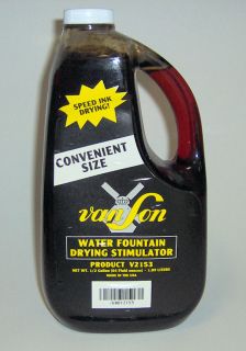 Van Son Water Fountain Drying Stimulator 1/2 Gallon Bottle   V2153 NEW