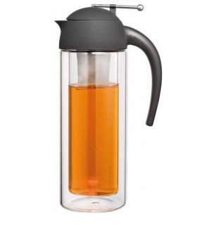 Mix by Nuance Denmark Glass Teapot Tea Maker w/ Steeper