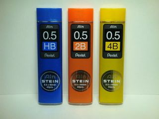 Pentel AIN STEIN mechanical pencil lead HB/2B/4B 0.5mm