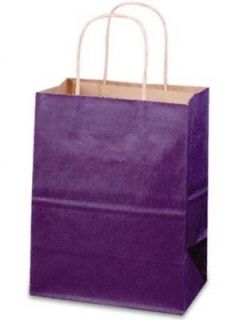   Gift Handle Bags Cub Size 8x4.5x10.25 Kraft Paper WHOLESALE Shopper