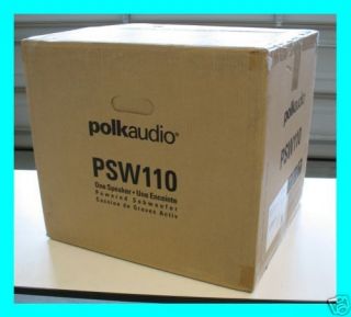 POLK AUDIO PSW110 POWERED SUBWOOFER PSW 110 SUB ★BLACK★