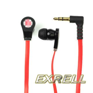 Red In Ear 3.5mm Earbud Earphone Headset For iPhone  MP4 Player PSP