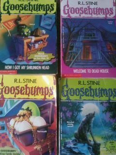 Goosebumps lot of 6 books R.L. Stine scholastic