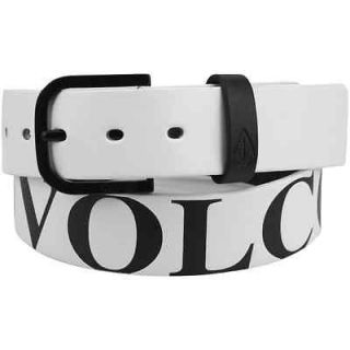 Volcom Serif Belt   White/Black  