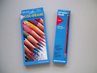 COL ERASE PENCIL Box/12 FULL RANGE OF COLOURS AVAILABLE
