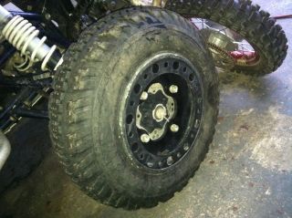 itp baja front wheels maxxis razer mx front quad tires Ltr450 Kfx450 